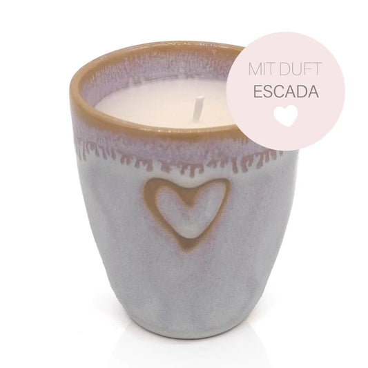 Duftkerze in wunderschönem Espressobecher Escada